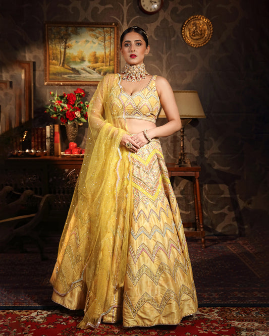 The Marigold Lehenga