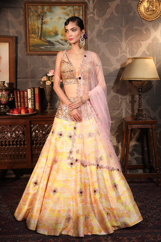 The Topaz Lehenga