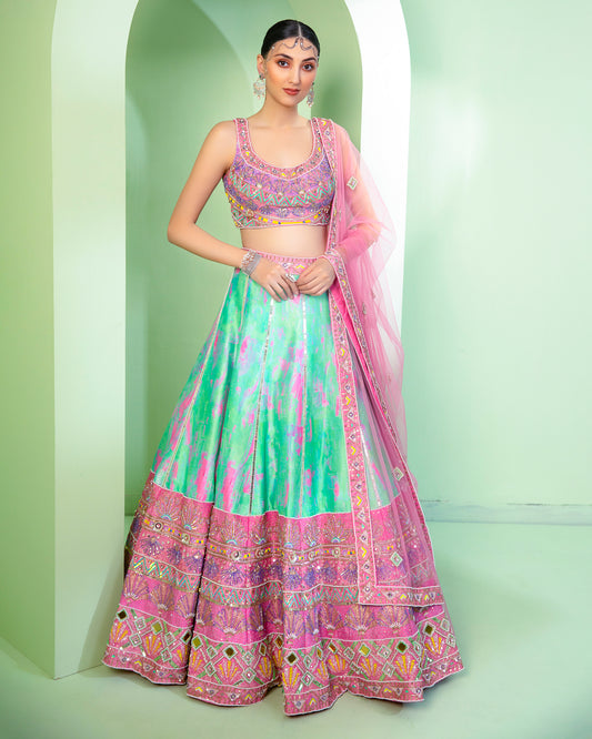 The Neon Lime Lehenga