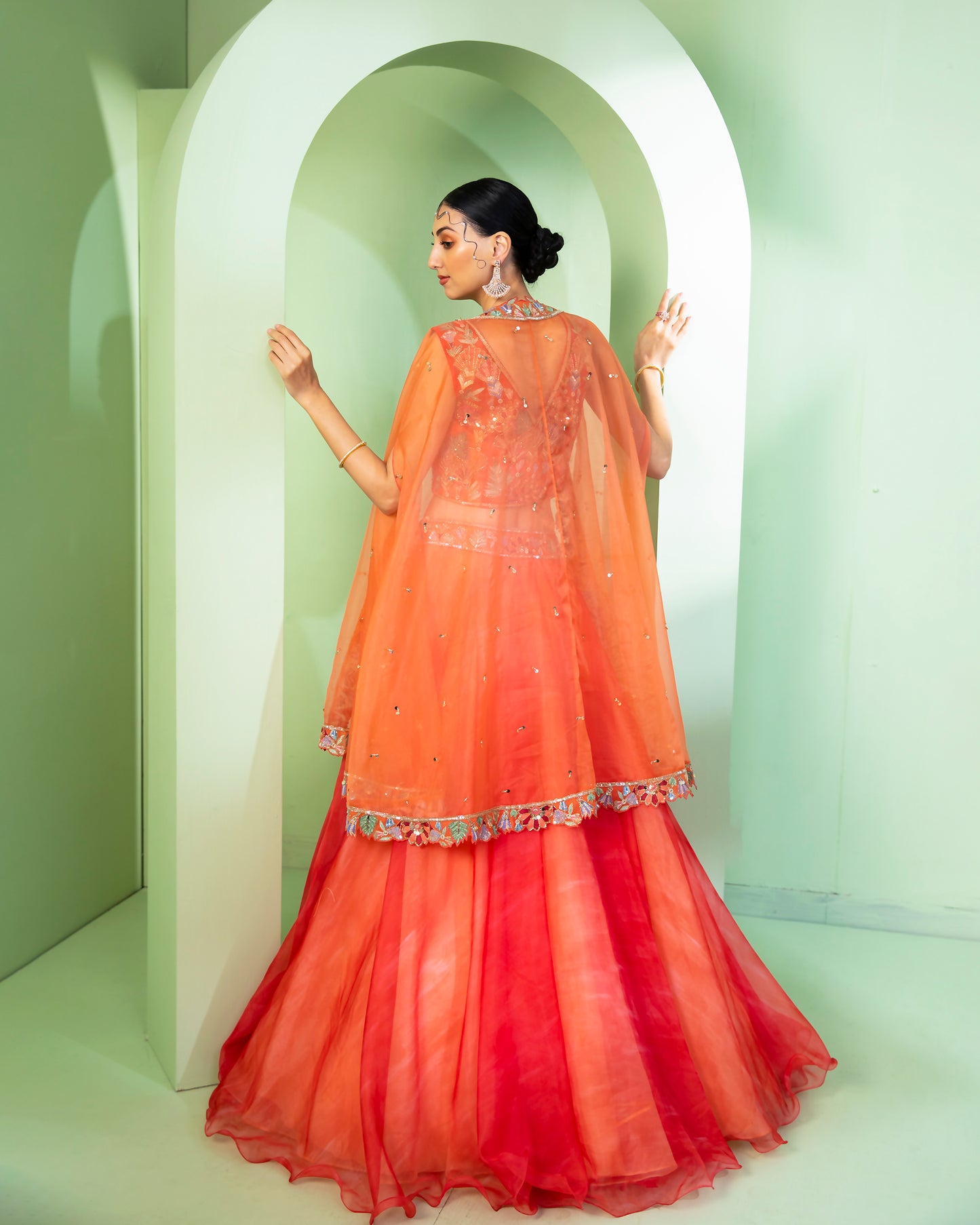 The Coral Cape Set