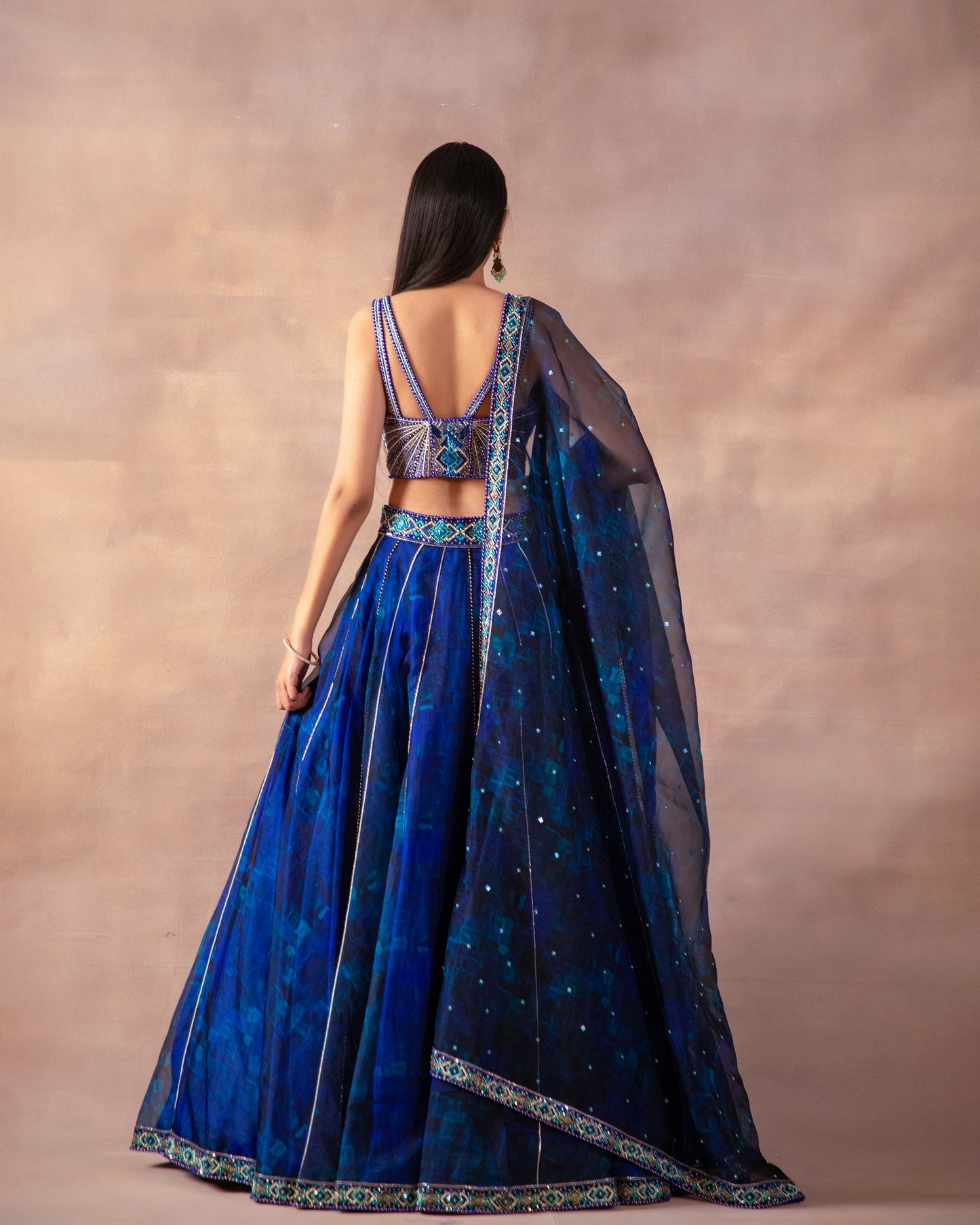 The Midnight Blue Lehenga