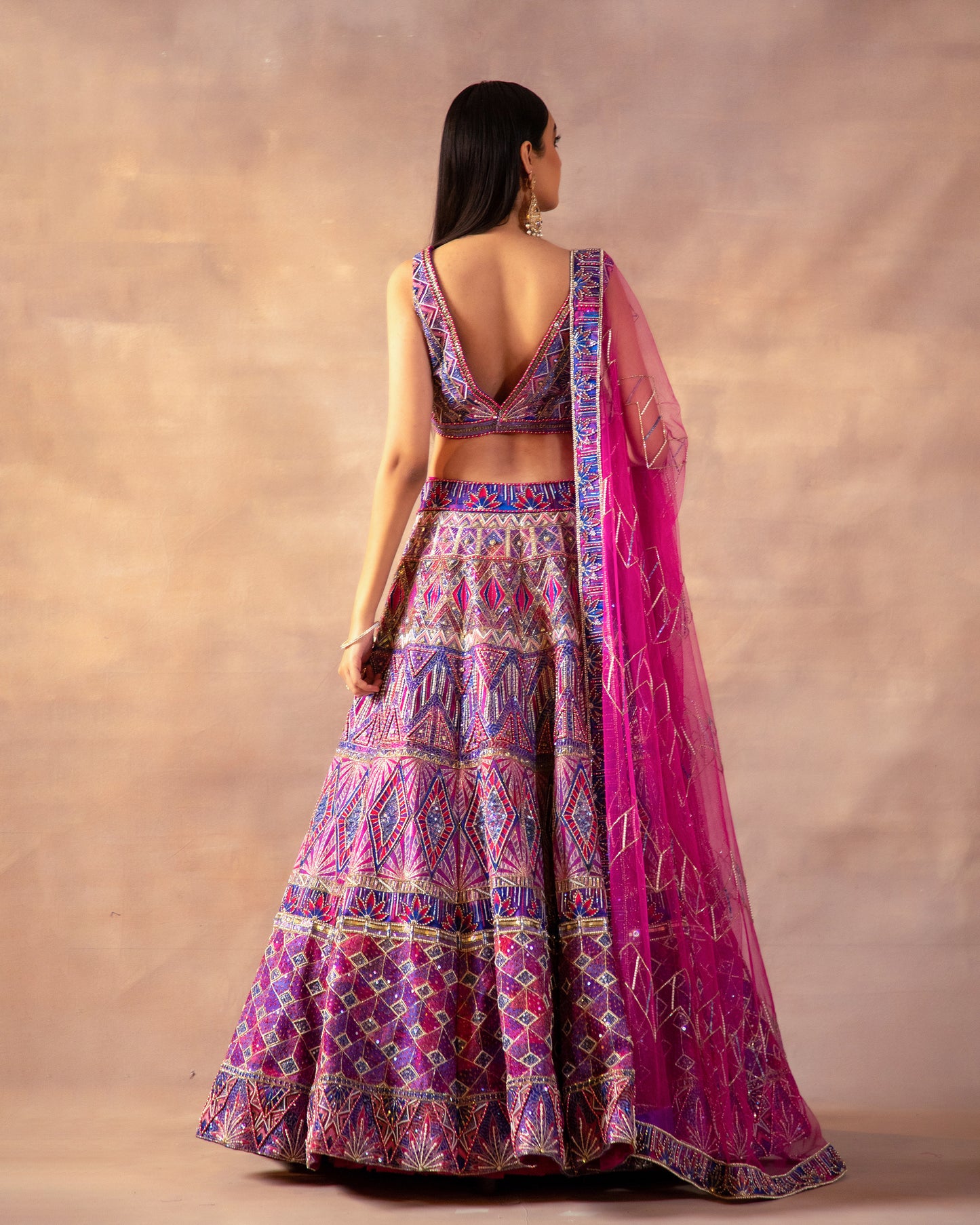 The Vibrant Violet Lehenga