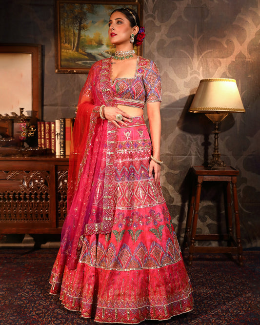 The Roseate Lehenga