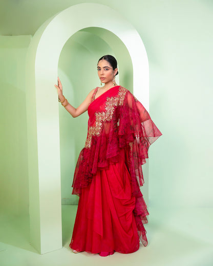 The Berry Saree