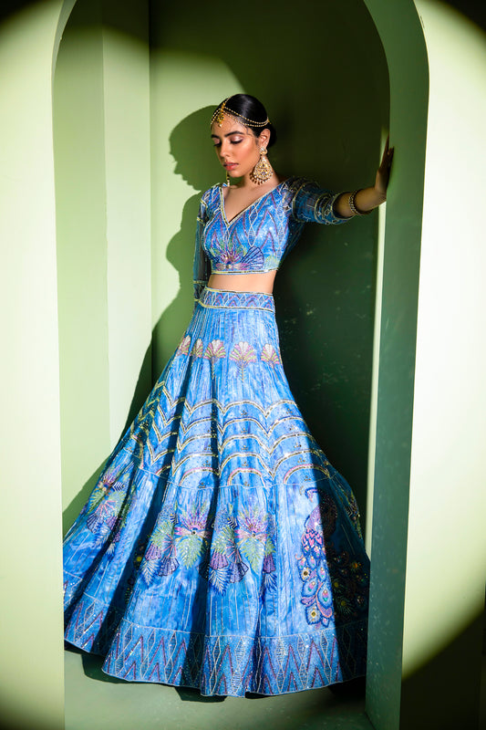 The Peacock Lehenga