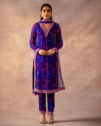 The Violet Suit Set